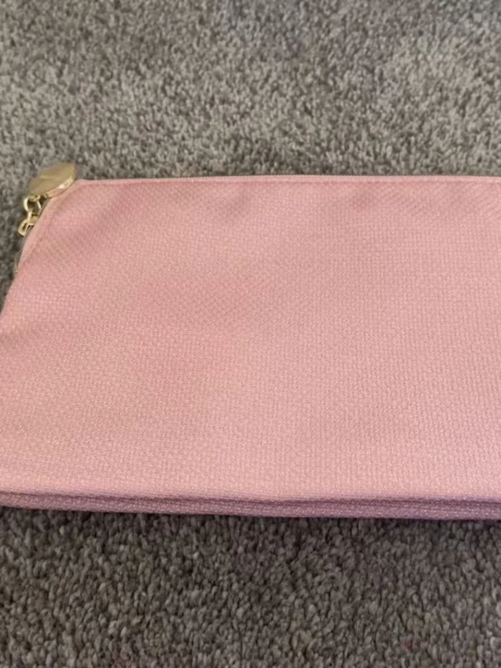 Estée Lauder cosmetic/makeup bag pink 10*6 in
